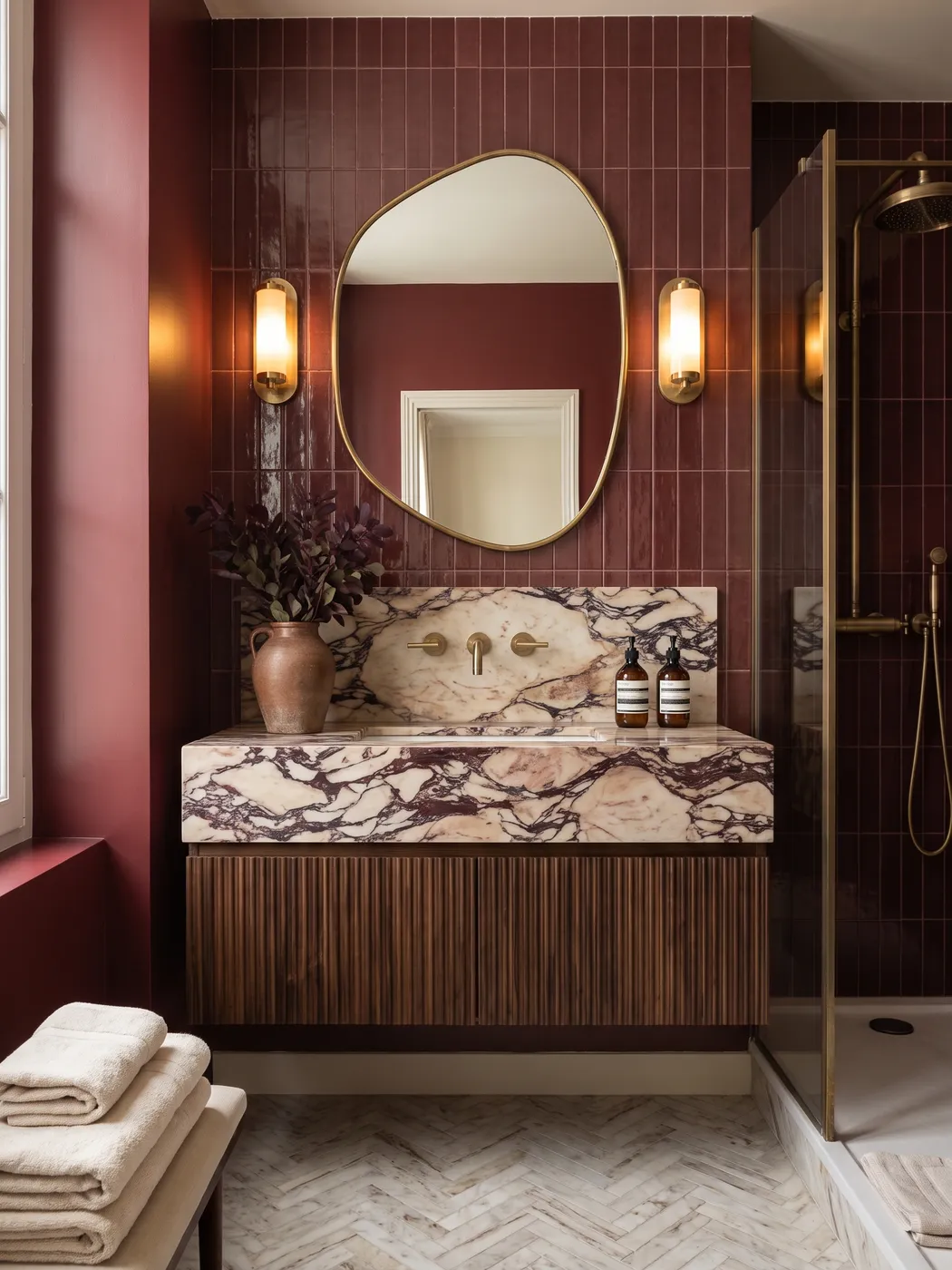 Bathroom after the redesign, first concept