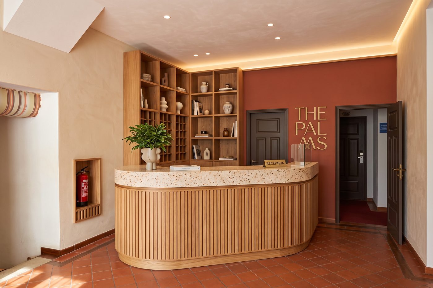 Reception after redesign, concept visual